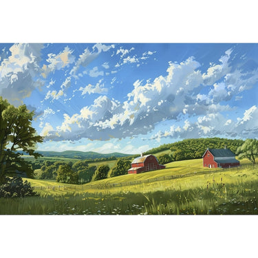Pastoral Landscape Canvas